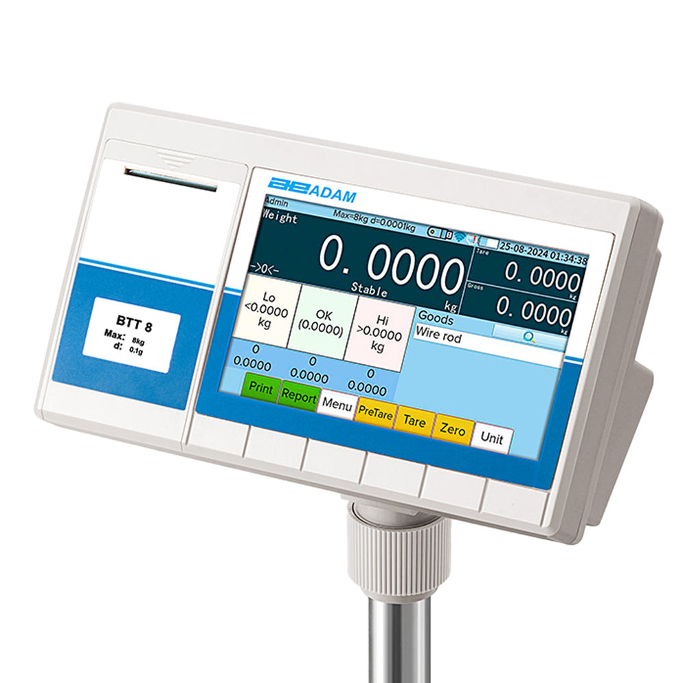 Adam BTT Touch Screen Label Printing Scale - Scaletec
