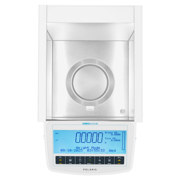 Adam Equipment Polaris analytical balance from the top